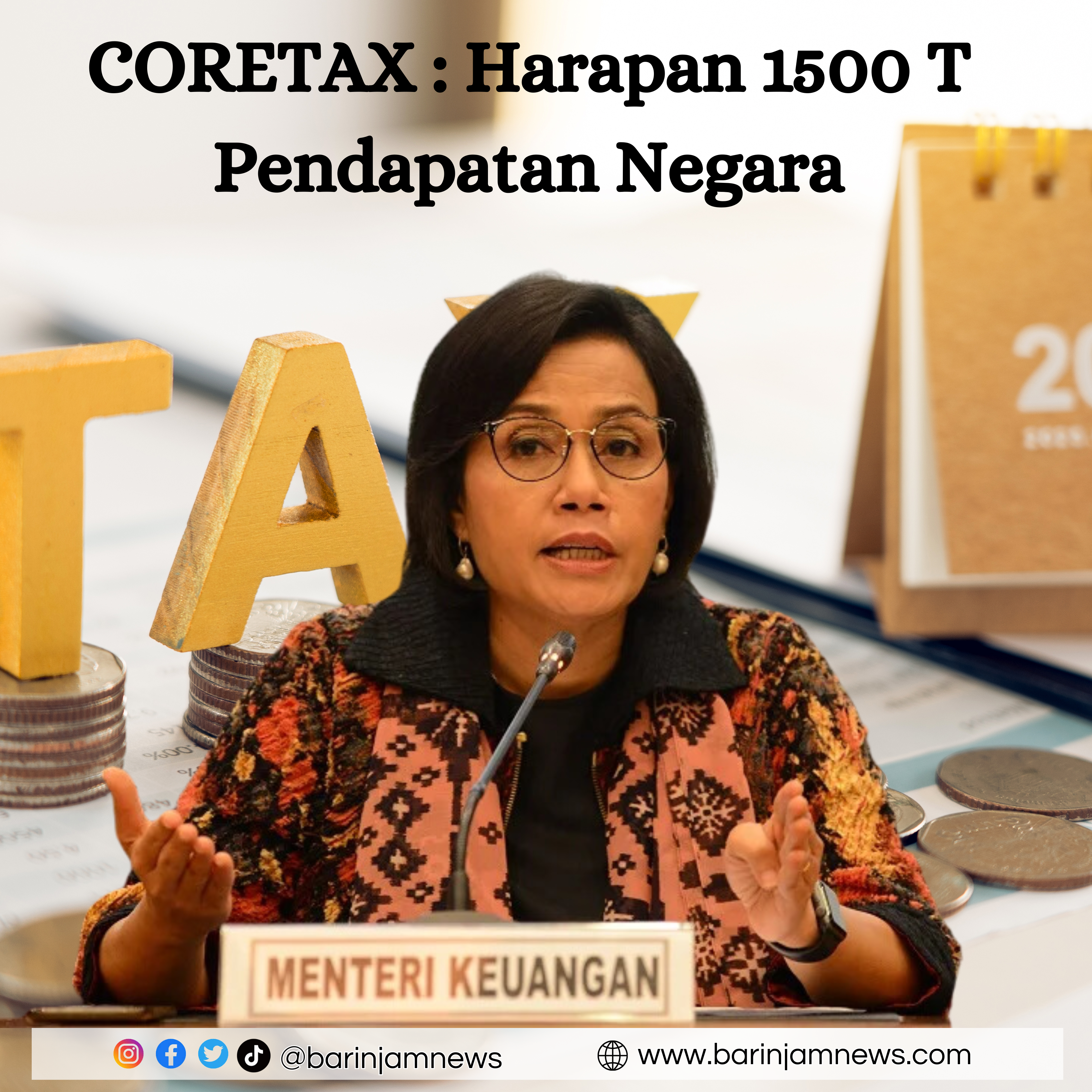 CoreTax : Sistem Pajak Baru yang Diharapkan Tambah Pemasukan Negara 1500 Triliun Rupiah CoreTax : Sistem Pajak Baru yang Diharapkan Tambah Pemasukan Negara 1500 Triliun Rupiah