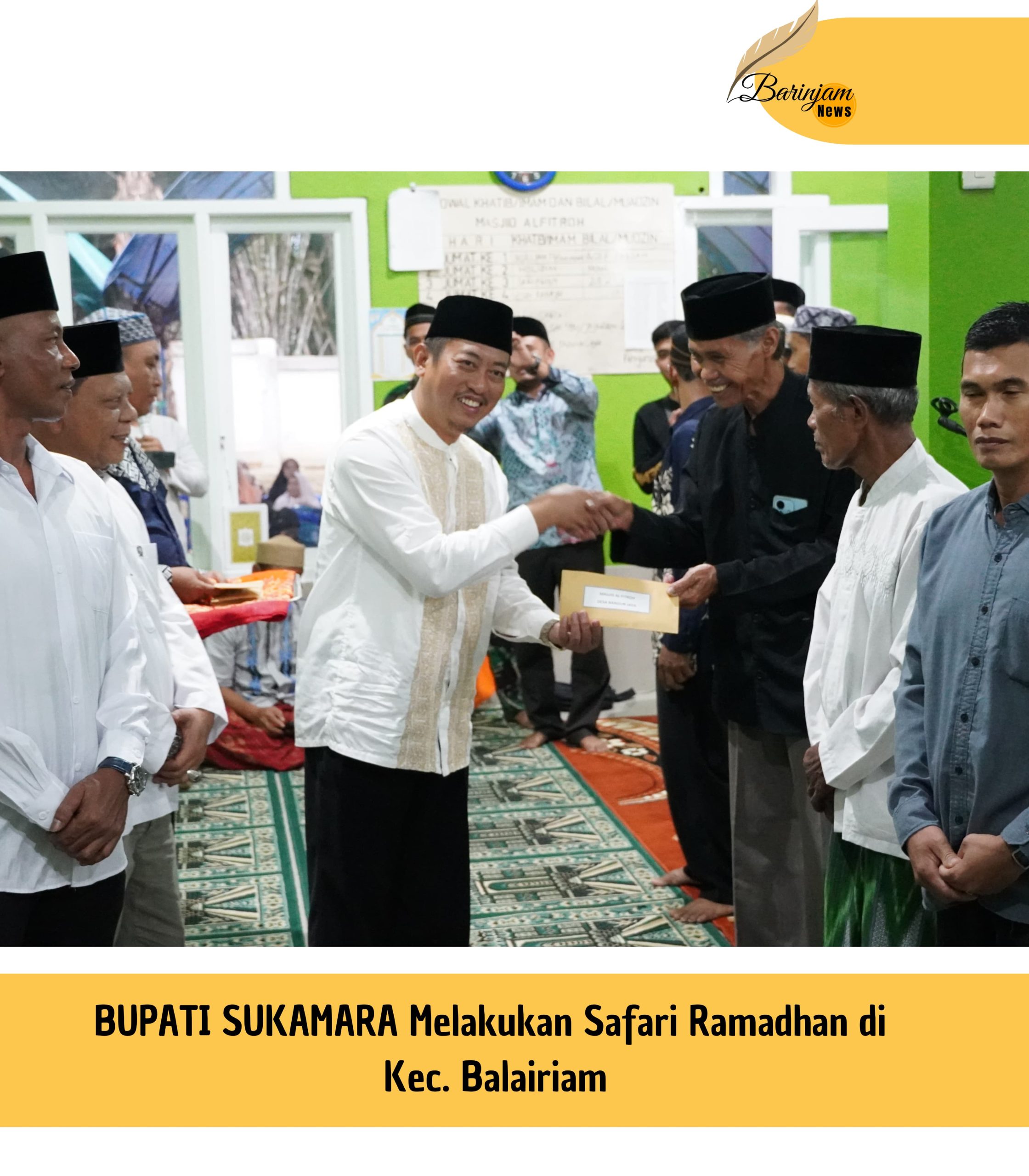 Bupati Sukamara Hadiri Safari Ramadhan di Balai Riam, Sampaikan Program Pembangunan Bupati Sukamara Hadiri Safari Ramadhan di Balai Riam, Sampaikan Program Pembangunan