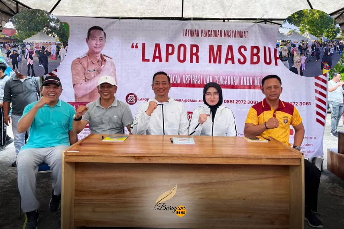 Stand Lapor MasBup Hadir Setiap Minggu di CFD:Pemkab Sukamara Perkuat Akses Pelayanan Publik Langsung ke Warga Stand Lapor MasBup Hadir Setiap Minggu di CFD:Pemkab Sukamara Perkuat Akses Pelayanan Publik Langsung ke Warga