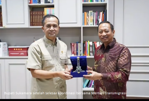 Sukamara Jadi Model Nasional dalam Program Transmigrasi Karya Nusantara