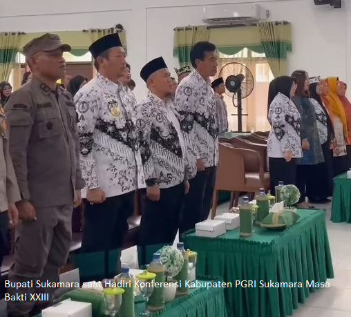 Bupati Sukamara Tegaskan Komitmen Penuh untuk Guru dalam Konferensi PGRI Masa Bakti XXIII