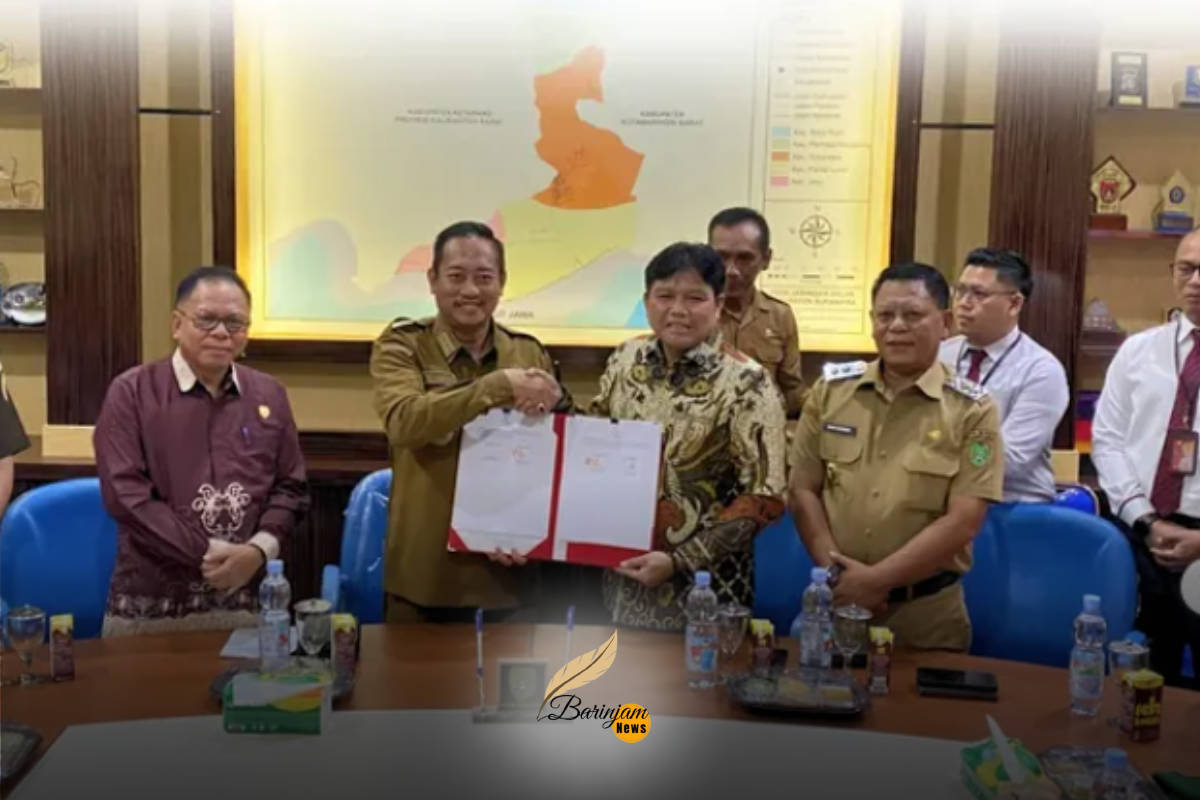 Bupati Sukamara dan Bank Kalteng Tandatangani MoU Perkuat Sinergi Keuangan Daerah