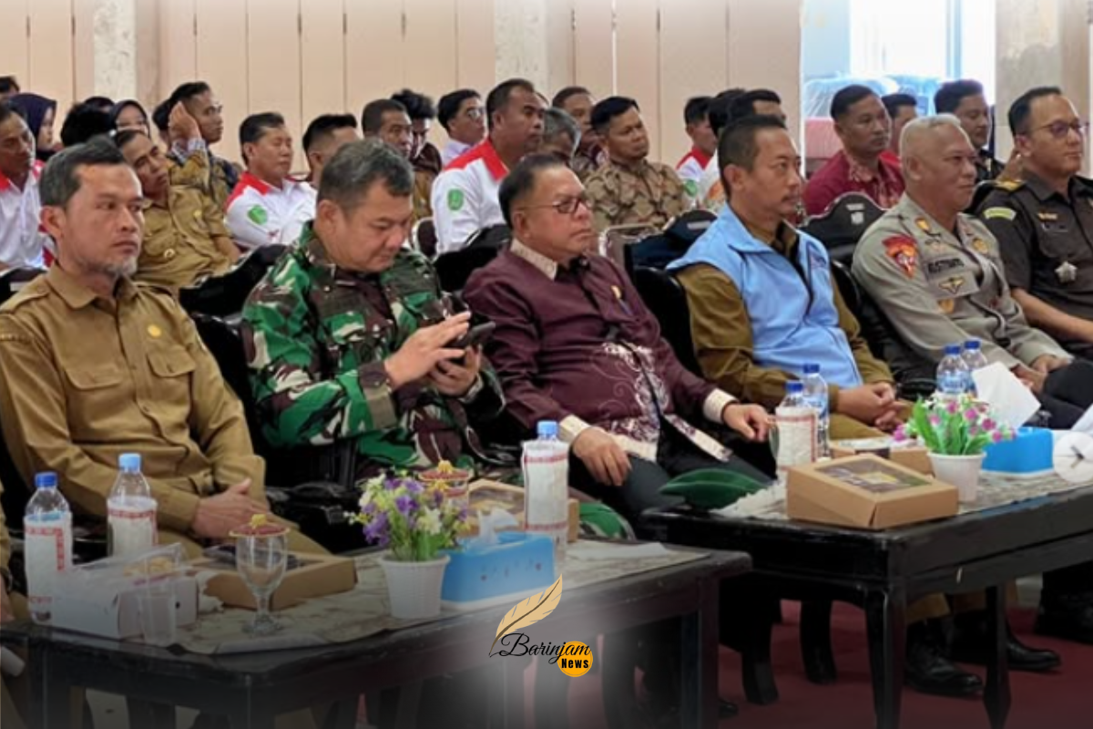 Bupati Sukamara Ikuti Peluncuran Koperasi Keluarga/Desa Merah Putih 80.000 Unit