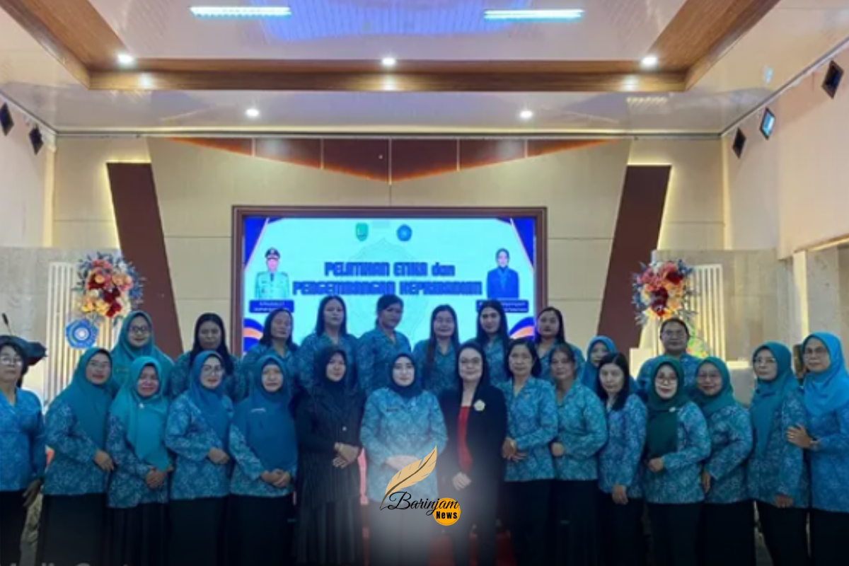 Pelatihan Etika dan Pengembangan Kepribadian Dibuka, Ketua TP-PKK Sukamara Tekankan Pentingnya Integritas dan Karakter