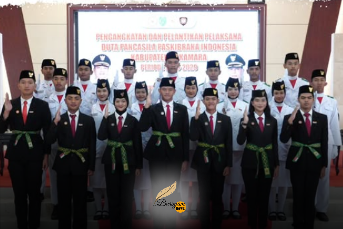 Bupati Sukamara Kukuhkan Pelaksana Duta Pancasila Paskibraka, Tegaskan Pentingnya Generasi Berkarakter