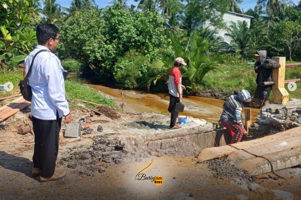Respons Cepat Dinas PUPR: Infrastruktur Sungai Pasir Mulai Dibenahi Usai Survei Bupati Sukamara