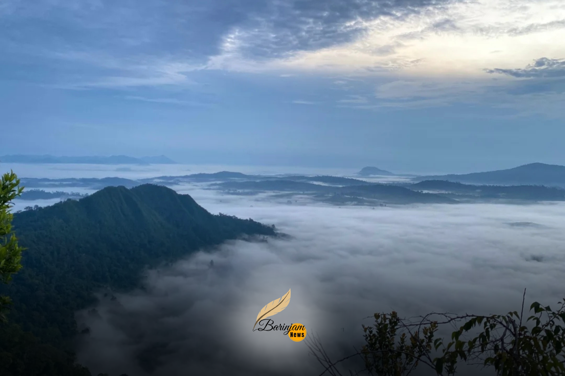 Bukit Pinis Semantun, Surga “Negeri di Atas Awan” Tersembunyi di Kabupaten Sukamara